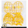 Image 1 : X3 PLASTIC LIGHTBULB CAGE MAX LAMP SIZE 150W A23