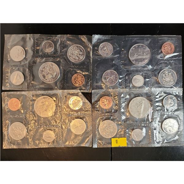 Canadian Proof Set Collection 1969 1970 1972 1974