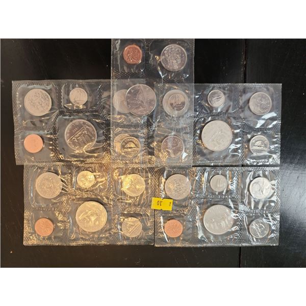 Canadian Proof Set Collection 1980 1981 1982 1983 1984