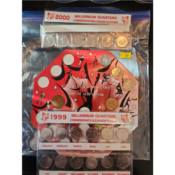 2007 -2010 Quarter Collection - Not Complete Plus 1999 -2000