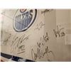 Image 3 : Framed Oilers Autographed Jersey  41 x 41 Wayne Gretsky Paul Coffee Mark Messiah Grant Fuhr Dave Hun