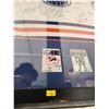 Image 8 : Framed Oilers Autographed Jersey  41 x 41 Wayne Gretsky Paul Coffee Mark Messiah Grant Fuhr Dave Hun
