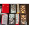 Image 1 : Royal Canadian Mint Double Dollar Proof Sets 1985 1986 1987 1989