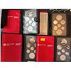 Image 1 : Royal Canadian Mint Double Dollar Proof Sets 1983 1985 1986 1987
