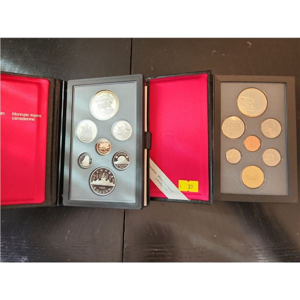 Royal Canadian Mint Double Dollar Proof Sets 1985 1991