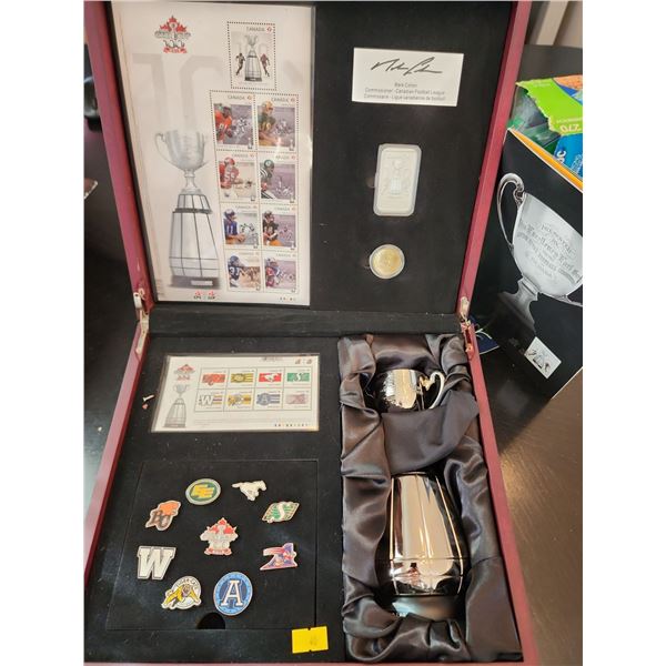 The Ultimate 100th Anniversary CFL Fan Set 1 Troy Ounce Silver Bar