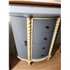 Image 2 : Chalk Painted Curio Cabinet 30L x 12D x 31T