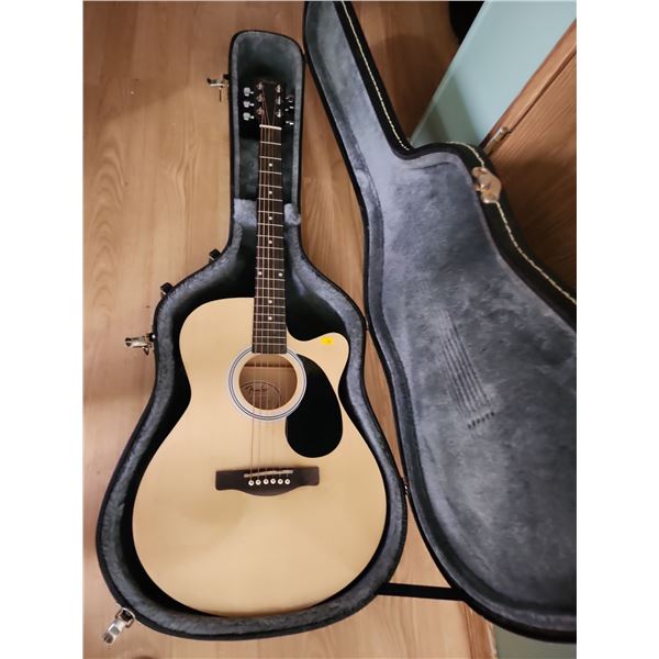Fender Acoustic FA-135CE Guitar & Case Electric Tuning