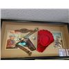 Image 1 : Roy Rodgers Shadow Box Collection - Cap Gun Holster Red Hat Comic Books 38L x 21H x 5D