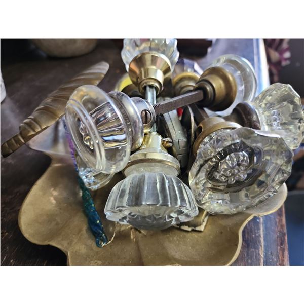 Antique Crystal Door Knob Collection