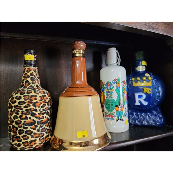 Decorative Liquor Bottles Collection