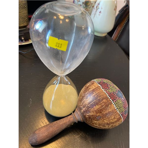 Hourglass and Maraca