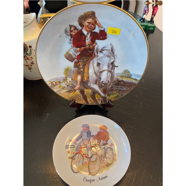 Norman Rockwell Plate "Off to School"