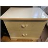 Image 1 : Pair Vintage Night Stand with Marble Finish