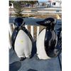 Image 1 : Pair of Ceramic Penguin Statues