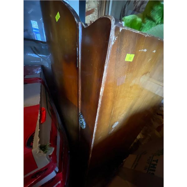 Antique Rounded Front Short Wardrobe-contents included!