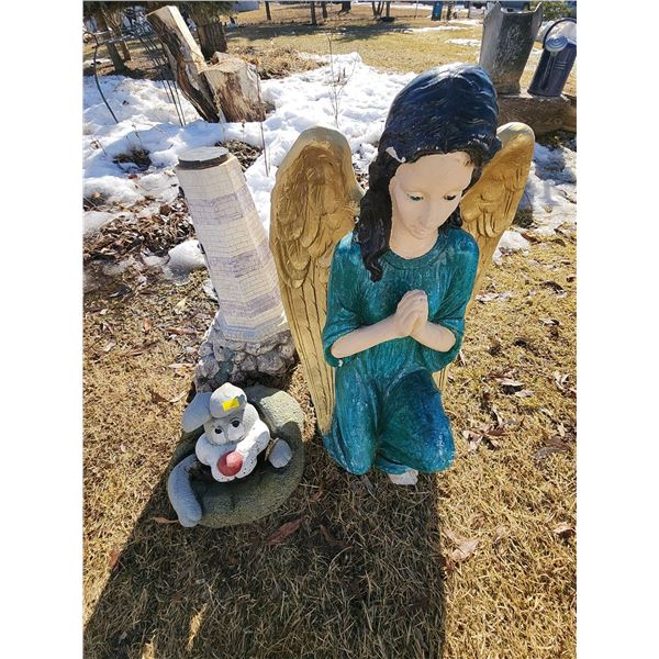 Angel, Lighthouse and Garden Decor
