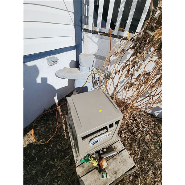 Hose Reel and Inukshuk