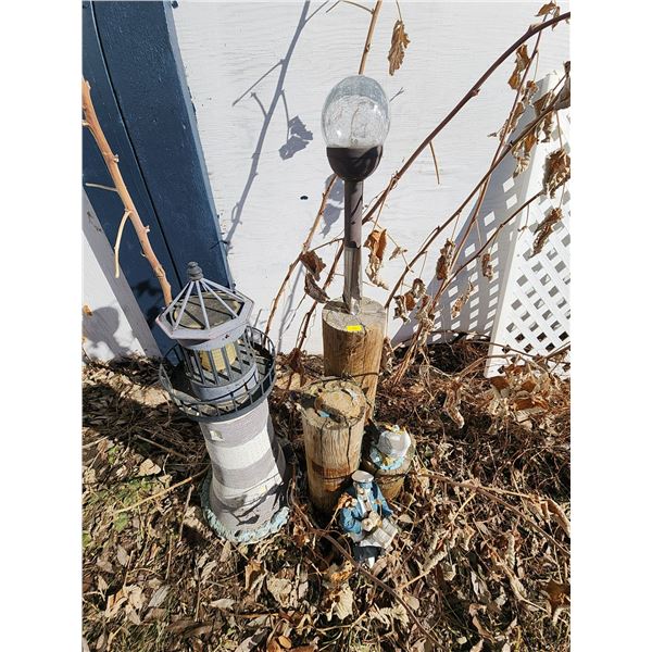 Lighthouse and Sea Captain Decor