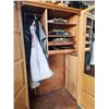 Image 2 : Solid Wood Garage Storage Cabinet 36L x 21D x 69T Contents Not Included