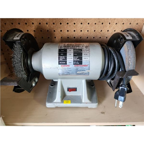Power Line 6 Inch Bench Grinder