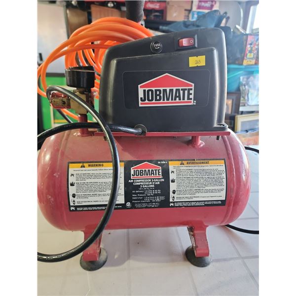 Jobmate AIr Compressor 3 Gallon