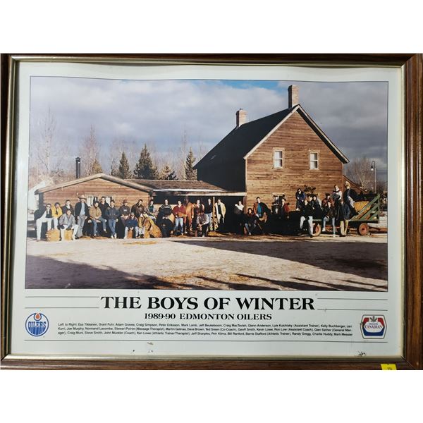 The Oilers Boys Of Winter 25 x 20