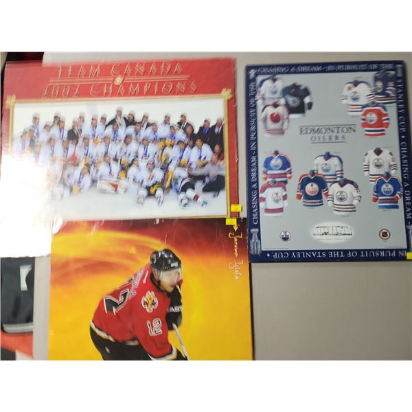 NHL Prints Jerome Iginla - Oilers Jersey Print - 2002 Team Canada Print