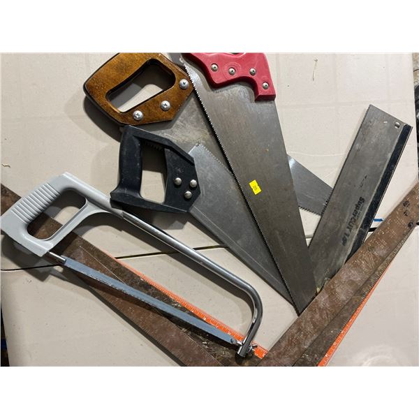 Hand Saws and Squares Collection