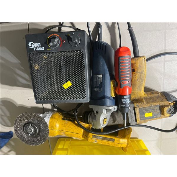 Space Heater and Vintage Electric Tools