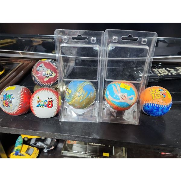 Disney Souvenir Baseballs Disneyland & Disneyworld