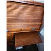 Image 3 : Antique Oak Roll Top Desk 41L x 56T x 24D Contents Not Included