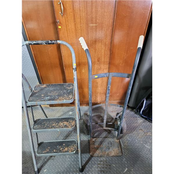Metal Dolly & Step Stool 47T