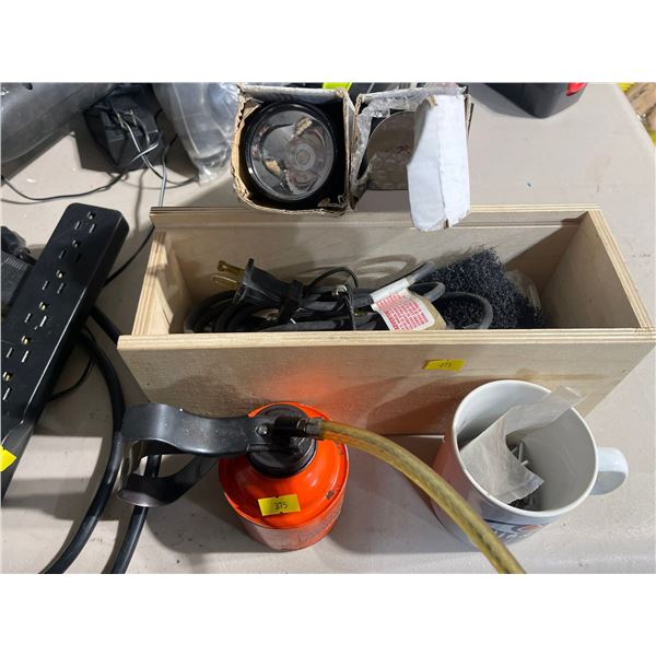 Dremel Tool Kit Oil Can Flashlights Power Bar Propane Torch