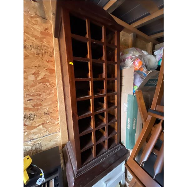 Mahogany Wine Rack