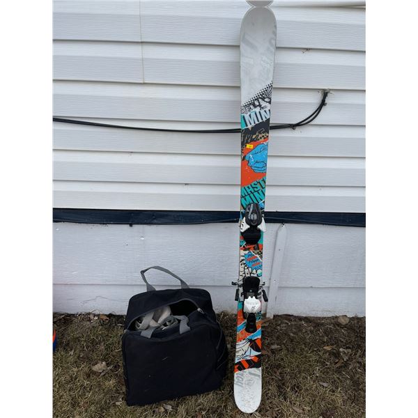 Head Ski Boots size 6 - with Solomon Skis 58"L with Aletta Helmet