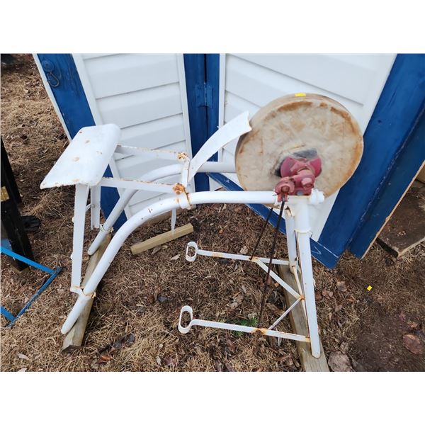 Antique Grinding Wheel