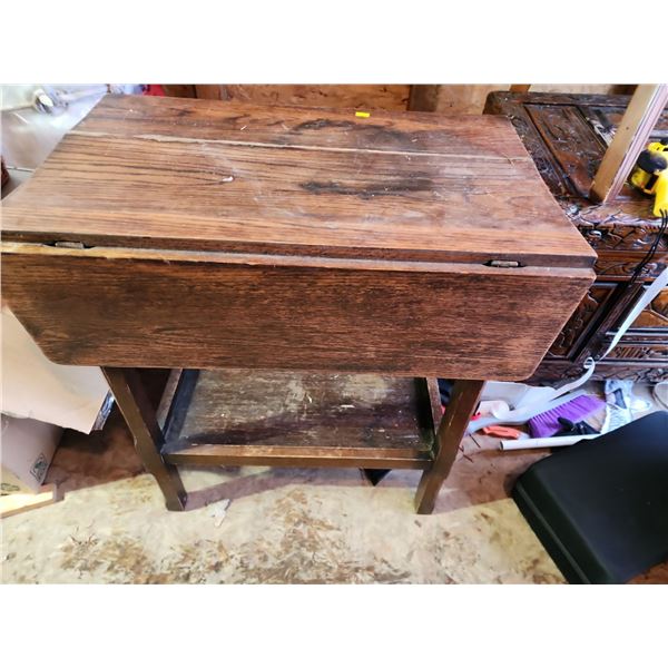 Vintage Tea Table 26L x 30H x 16D