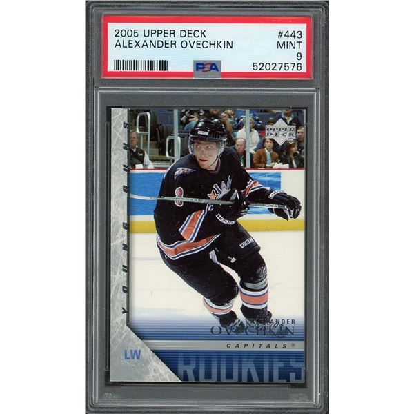 2005 Upper Deck Young Guns Alex Ovechkin - PSA 9