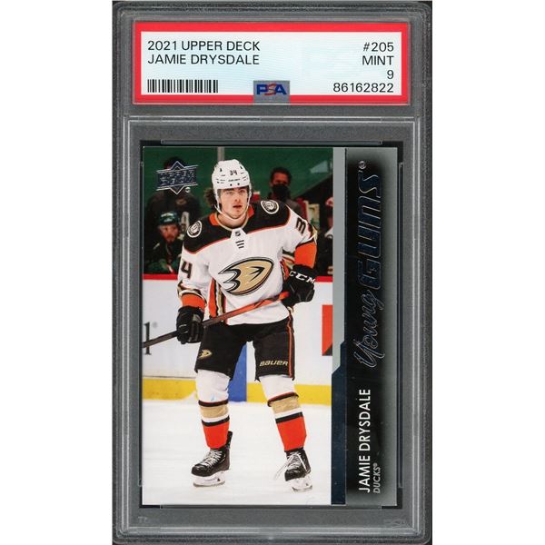 2021 Upper Deck Young Guns Jamie Drysdale - PSA 9