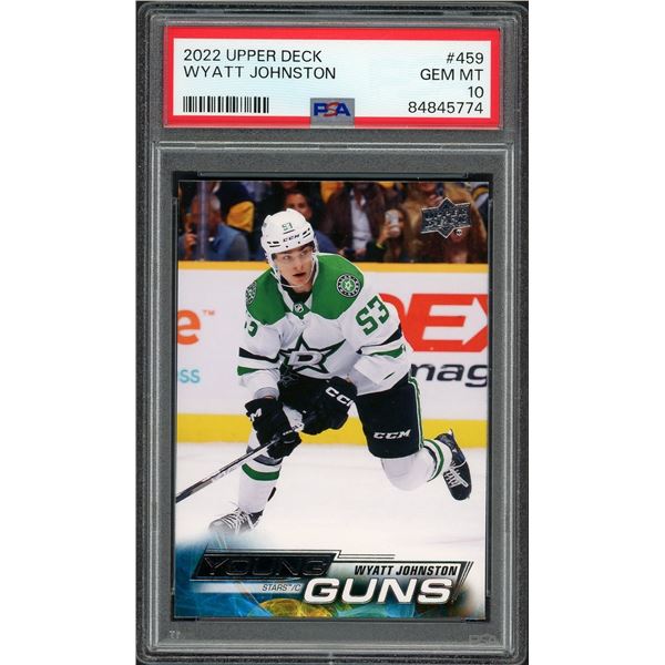 2022 Upper Deck Young Guns Wyatt Johnston - PSA 10