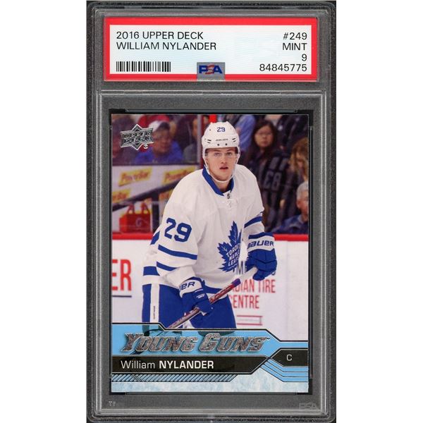 2016 Upper Deck Young Guns William Nylander - PSA 9