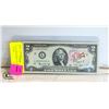Image 1 : U.S.A 1976 $2 BILL STAMPED W/1976 STAMP