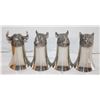 Image 1 : PEWTER SHOT/WINE GLASSES