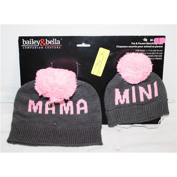 BAILEY AND BELLA MATCHING CAPS