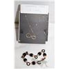 Image 1 : STERLING .925 GOLD OVERLAY INFINITY NECKLACE &