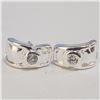 Image 1 : JP1080-170 SILVER CZ EARRINGS