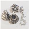Image 1 : JP1080-195 SILVER PACK OF 4 PANDORA BEADS