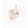 Image 1 : #121-UNHEATED CITRINE & CZ PENDANT