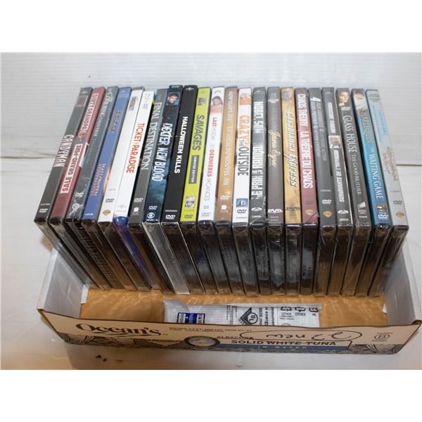 BUNDLE OF 22 SEALED DVDS - Kastner Auctions